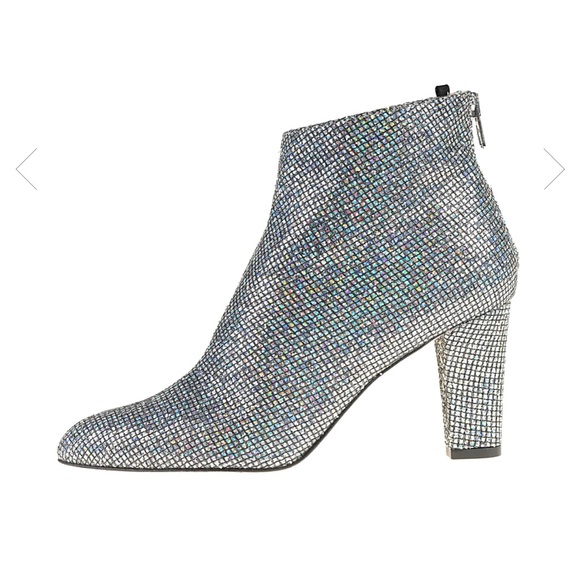 SJP Minnie glitter leather bootie 8.5 in scintillate - Picture 2 of 11